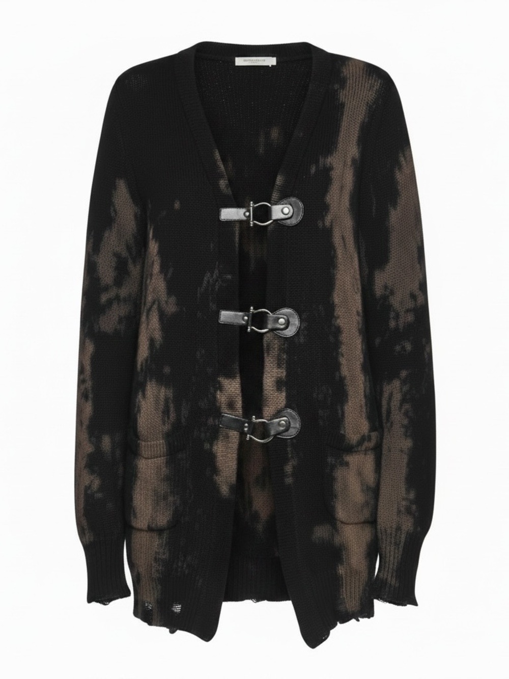 Current Mood Tie-Dye Toggle Cardigan Sweater